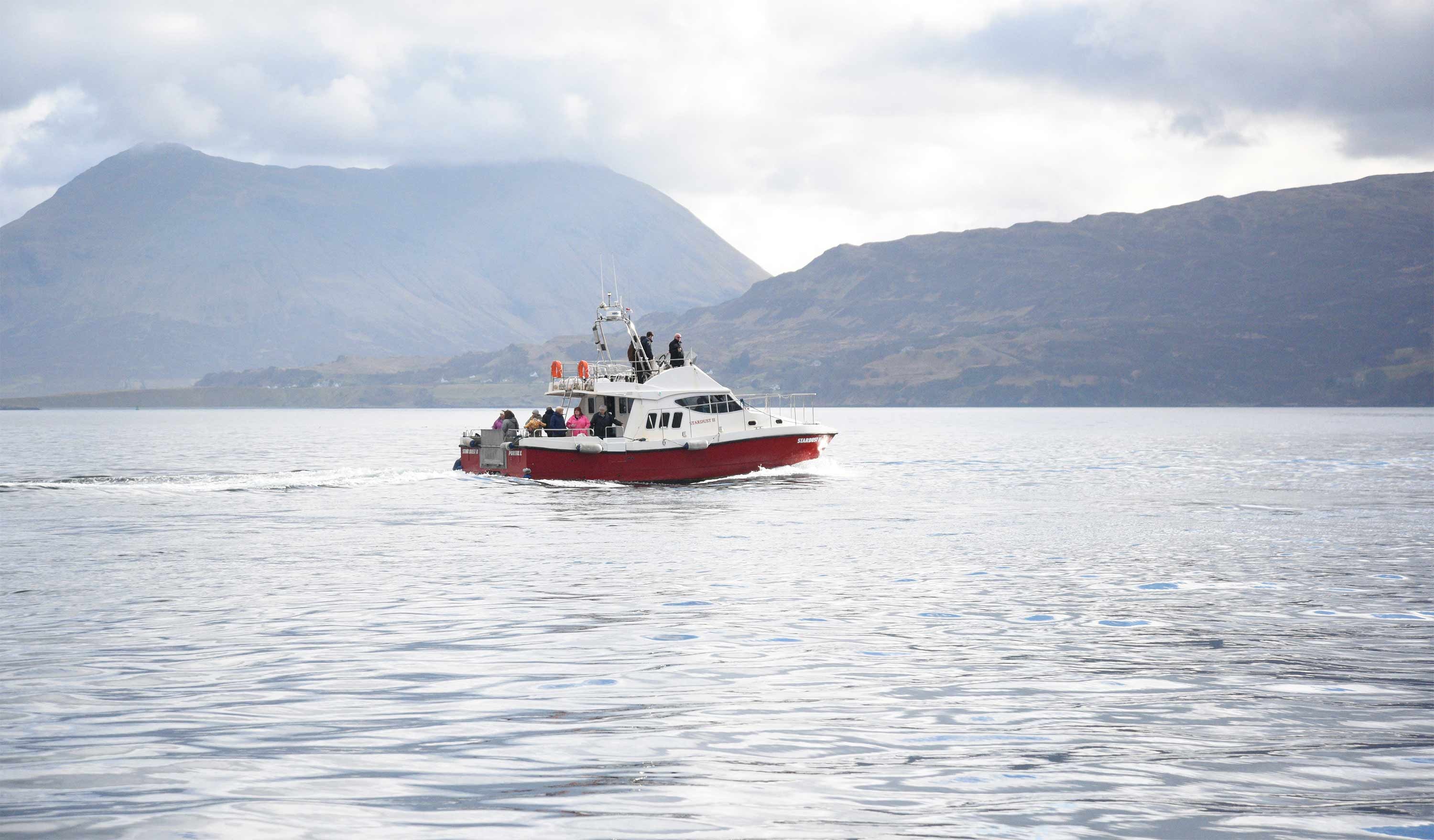 Isle of Skye RIB experience Fast RIB boat tour see scenery and Wildlife on Skye Raasay and Rona